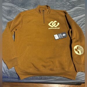 Crooks and castles half zip jacket